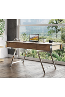 American Walnut 3-Drawer Desk | OROA Modern Dessart | Oroatrade.com