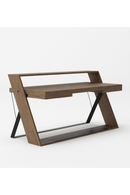 Americal Walnut 2-Drawer Desk | OROA Modern Carrie | Oroatrade.com