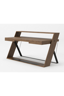 Americal Walnut 2-Drawer Desk | OROA Modern Carrie | Oroatrade.com