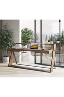 Americal Walnut 2-Drawer Desk | OROA Modern Carrie | Oroatrade.com