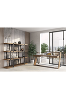 Wooden 4-Shelf Bookcase | OROA Modern Brewer | Oroatrade.com