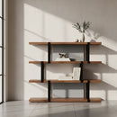 Wooden 4-Shelf Bookcase | OROA Modern Brewer