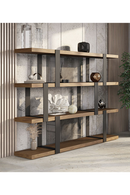 Wooden 4-Shelf Bookcase | OROA Modern Brewer | Oroatrade.com