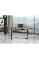 Black Glass 1-Drawer Desk | OROA Modern Girard | Oroatrade.com