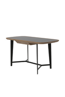 Black Glass 1-Drawer Desk | OROA Modern Girard | Oroatrade.com