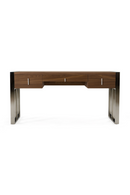Walnut Veneer 4-Drawer Desk | OROA Modern Orcutt | Oroatrade.com