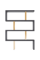 Gray Elm Bookcase | OROA Modern Maze | Oroatrade.com