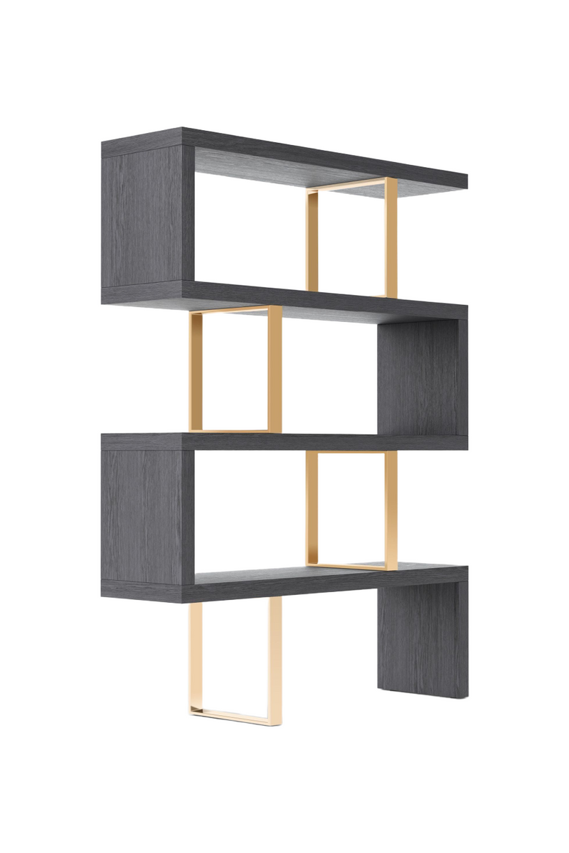Gray Elm Bookcase | OROA Modern Maze | Oroatrade.com