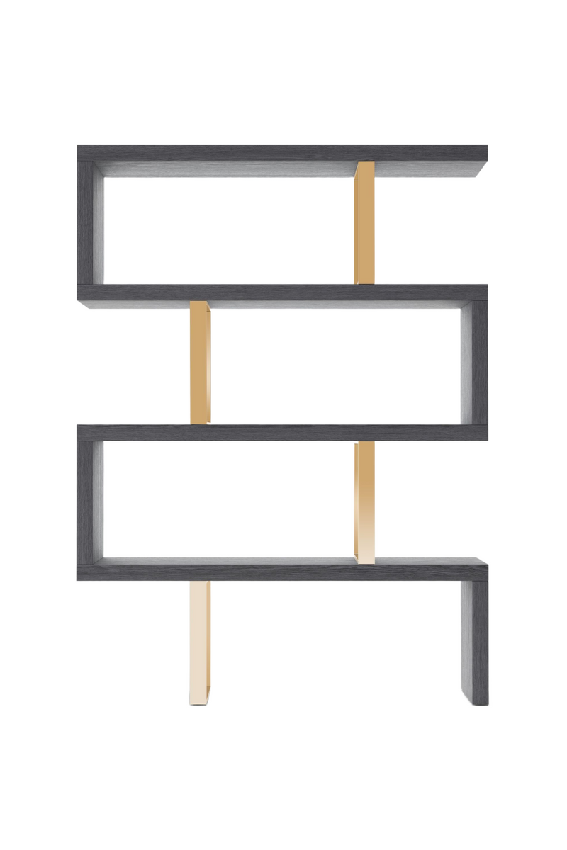 Gray Elm Bookcase | OROA Modern Maze | Oroatrade.com