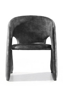 Dark Gray Velvet Dining Chair | OROA Modern Malvern | Oroatrade.com