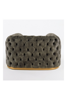Gray Velvet Tufted Lounge Chair | OROA Modern Dosie | Oroatrade.com