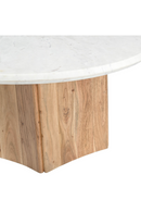 White Round Marble Coffee Table | OROA Modern Dillinger | Oroatrade.com