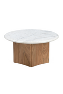 White Round Marble Coffee Table | OROA Modern Dillinger | Oroatrade.com