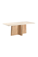 Cream Marble Dining Table | OROA Modern Harley