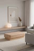 Natural Mango Wood Coffee Table | OROA Modern Bruno | Oroatrade.com