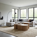 Freeform Travertine Coffee Table Set (3) | OROA Modern Matador | Oroatrade.com