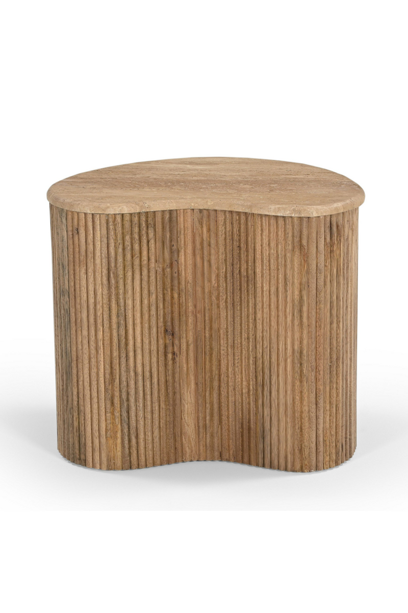 Freeform Travertine Coffee Table Set (3) | OROA Modern Matador | Oroatrade.com