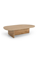 Travertine Freeform Coffee Table | OROA Modern Chisholm | Oroatrade.com