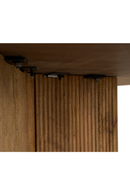 Ribbed Wood Base Dining Table | OROA Modern Pawnee