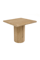 Travertine Square Tall End Table | OROA Modern Fletcher | Oroatrade.com