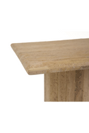 Travertine Square Tall End Table | OROA Modern Fletcher | Oroatrade.com