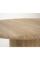Travertine Marble Round Coffee Table | OROA Modern Lavaca | Oroatrade.com