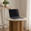 Marble Round End Table | OROA Modern Hayden