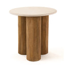 Marble Round End Table | OROA Modern Hayden