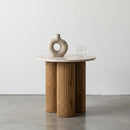 Marble Round End Table | OROA Modern Hayden