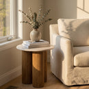 Marble Round End Table | OROA Modern Hayden