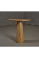 Travertine Round Dining Table | OROA Modern Velma