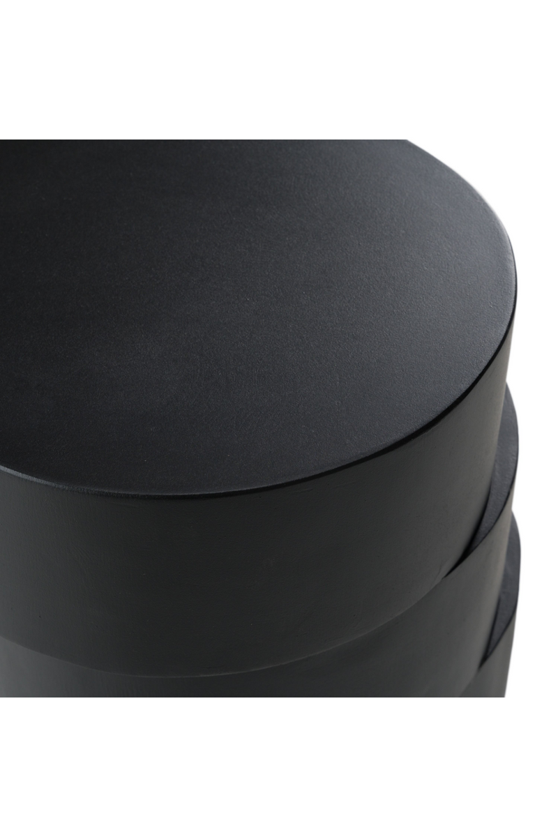 Black Wooden Stacked End Table | OROA Modern Grove  | Oroatrade.com