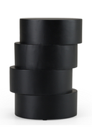 Black Wooden Stacked End Table | OROA Modern Grove  | Oroatrade.com