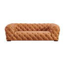 Tufted Italian Leather Sofa | OROA Modern Dexter