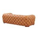 Tufted Italian Leather Sofa | OROA Modern Dexter