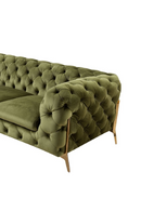 Green Velvet Tufted Sofa | OROA Modern Sheila | Oroatrade.com