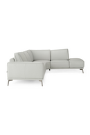 Gray Leather Sectional Sofa | OROA Modern Soho | Oroatrade.com