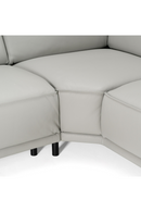 Gray Leather Sectional Sofa | OROA Modern Soho | Oroatrade.com