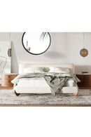 Cream Fabric Bed | OROA Modern Fleury | Oroatrade.com
