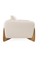 Walnut Leg Cream Lounge Chair | OROA Modern Fleury | Oroatrade.com