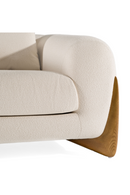 Walnut Leg Cream Lounge Chair | OROA Modern Fleury | Oroatrade.com