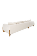 Cream Fabric Sectional Sofa | OROA Modern Fleury | Oroatrade.com