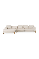 Cream Fabric Sectional Sofa | OROA Modern Fleury | Oroatrade.com