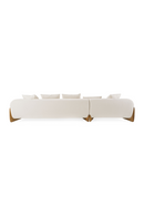 Cream Fabric Sectional Sofa | OROA Modern Fleury | Oroatrade.com