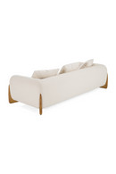 Walnut Leg Cream Sofa | OROA Modern Fleury