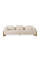 Walnut Leg Cream Sofa | OROA Modern Fleury