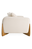 Walnut Leg Cream Sofa | OROA Modern Fleury