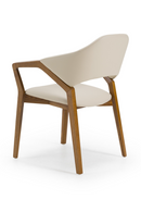 Cream Vegan Leather Dining Chair | OROA Modern Ocasio | Oroatrade.com