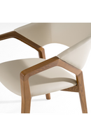 Cream Vegan Leather Dining Chair | OROA Modern Ocasio | Oroatrade.com