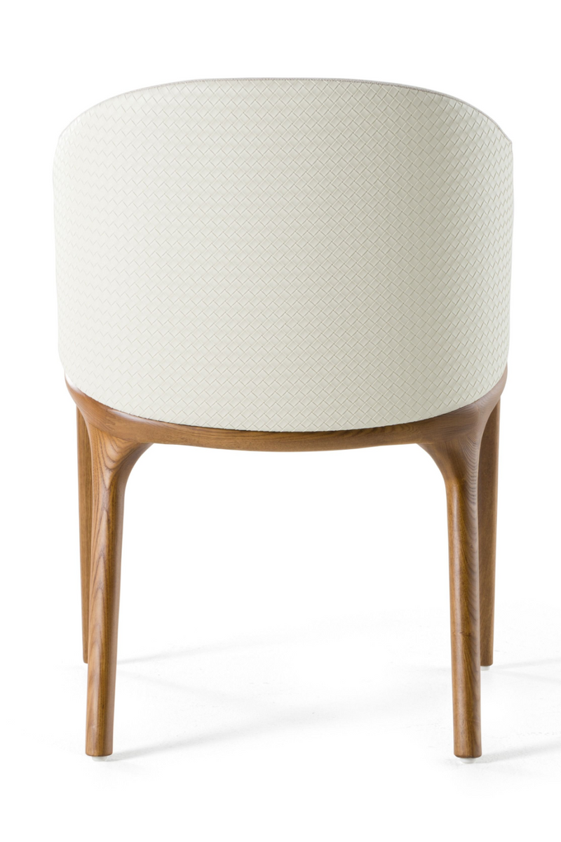 Curve-Back Cream Dining Chair | OROA Modern Lunde | Oroatrade.com
